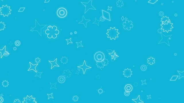 particle geometric trendy falling sparkle shape element animation background