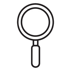 Magnifying Glass Icon Vector Isolated on White Background
