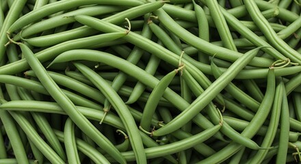 green beans background