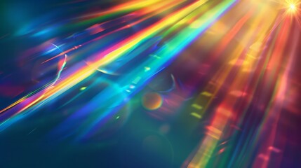 Sunlight Rainbow light prism effect