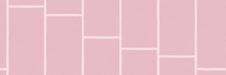Putty pink plasterboard sheets with smooth bg. Background during home renovation. Bare wall for painting or plastering. Gypsum board insulation. Vector drawing.