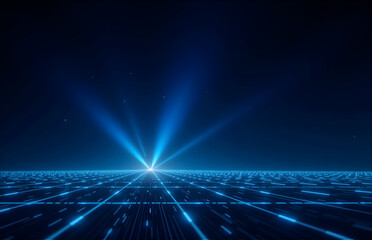 Tech Light Grid Background