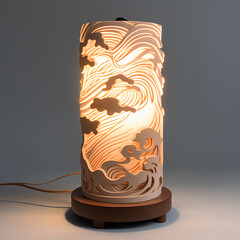 Etsy Shop Product Photo - 3D Printed Lamp
