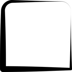 Square line shapes. Geometric elements