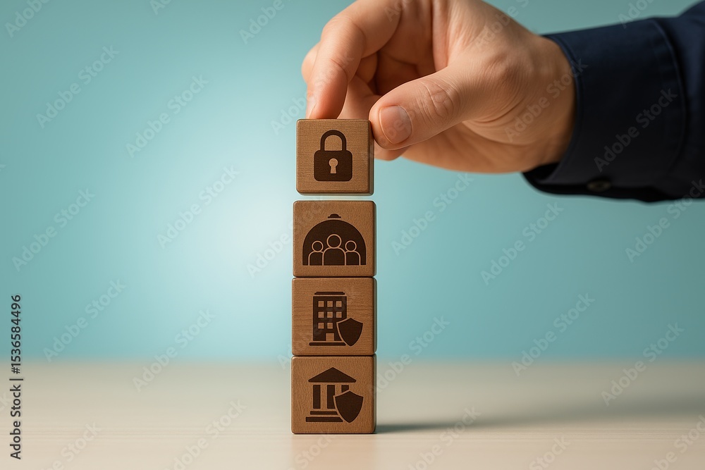 Poster building a secure foundation data protection strategies for modern businesses and the importance of 