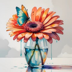 flowers in vase