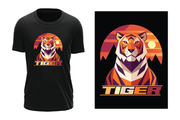 Tiger t shirt design