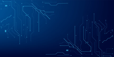 vector futuristic circuit board , Electronic motherboard , Communication and engineering concept , Hi-tech digital technology concept