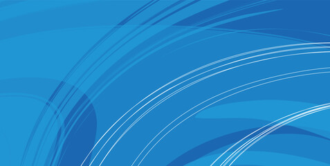 Blue abstract colorful curve fluid liquid vector background