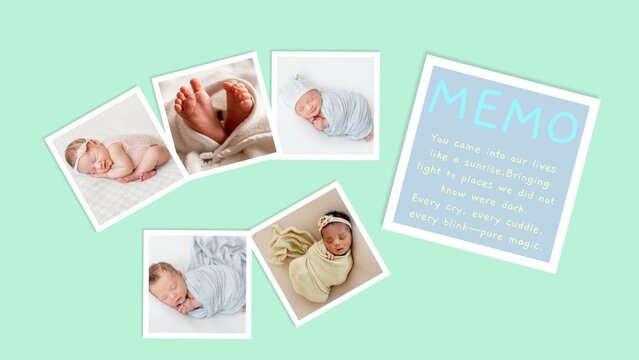 Baby Memories Photo Collage