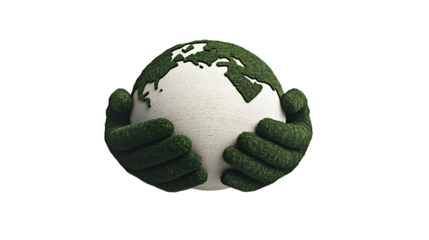 planet earth day environmental protection global warming climate change awareness isolated on transparent background