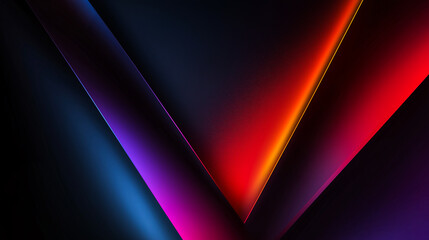 Obraz premium Colorful abstract background featuring intersecting geometric lines, soft gradients, and glowing light effects. Ideal for tech, digital design, or modern branding visuals.