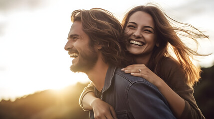 happy young couple