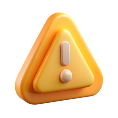 3d alert sign attention mark caution icon, Transport 3d sign.