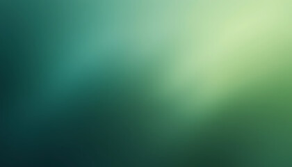 Obraz premium Abstract Teal and Green Gradient Background Soft, Smooth Texture for Design