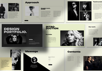 Design Portfolio Presentation Layout