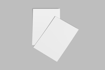 A4 Flyer blank mockup template