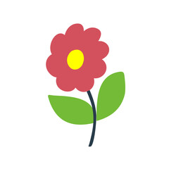 vector illustration of a sunflower