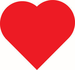 Red Heart Flat Icon 