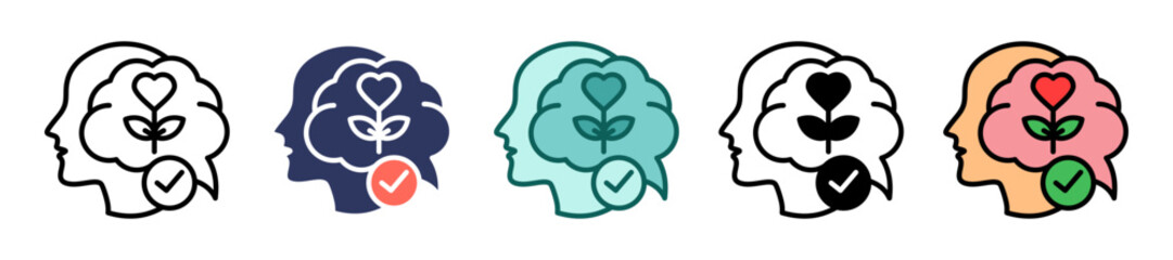 Mental Clarity multiple icon