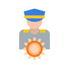 Captain Vector Icon