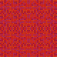 Endless vector seamless pattern consisting of various colorful graphic elements.