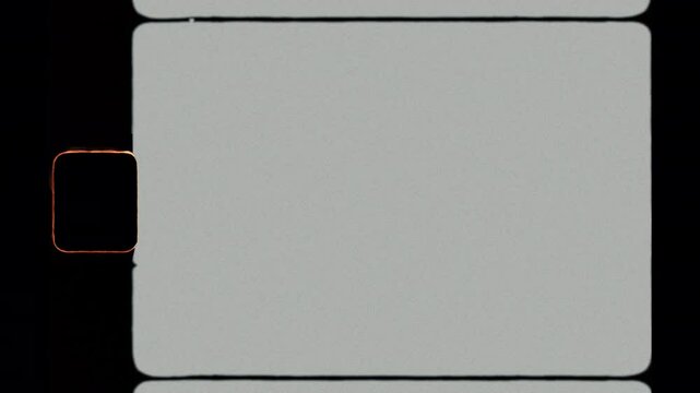 Old Classic 8mm Vintage Film Grain Frame Matte Seamless 4K Video Background Effect Loop Overlay