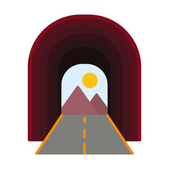 Tunnel Vector Icon