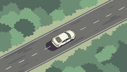 traffic on the road