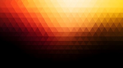 Fototapeta premium Abstract Geometric Triangle Pattern Background Orange Brown Gradient