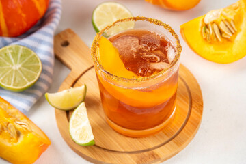 Thanksgiving Margarita, Sweet Pumpkin Shrubs