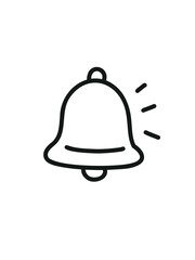 notification bell icon,  reminder symbol