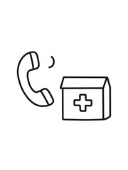 emergency medical call,   phone health consultation