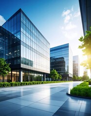 Fototapeta premium オフィスビルの外観 