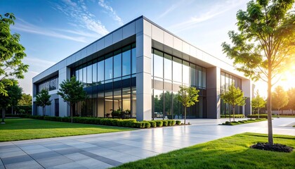 オフィスビルの外観
