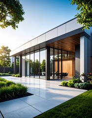 オフィスビルの外観
