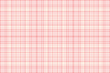 Delicate pink and cream plaid pattern.  Perfect for textile design, scrapbooking, website backgrounds, or feminine branding.  Subtle texture adds visual interest.