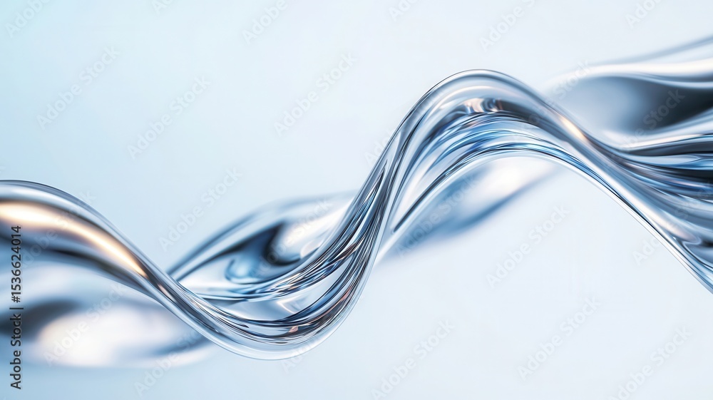 Aufkleber holographic iridescent fluid morphing, swirling abstract against gradient backdrop, rendering captiv