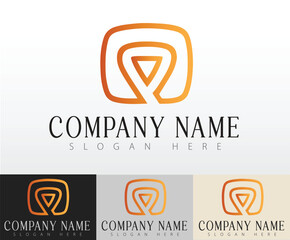 A logo template for recognizable business branding
