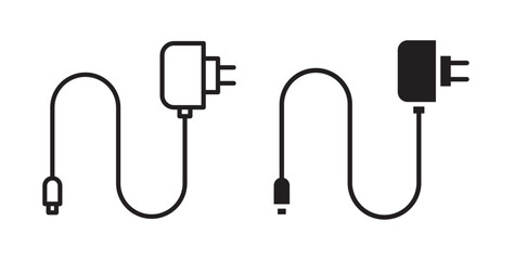 Charger icon Vector illustration on white background.