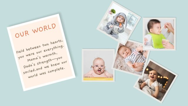 Baby Memories Photo Collage