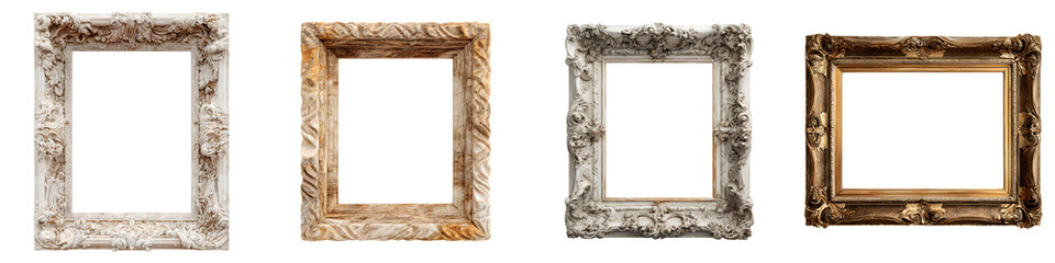 Antique ornate vintage frames