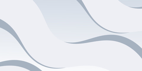 Abstract White Waves: A minimalist, abstract background of undulating white shapes against a soft, white backdrop.