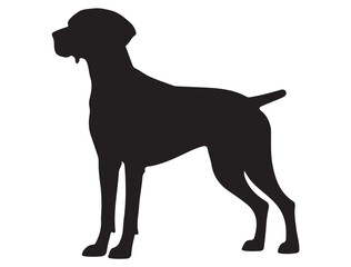 POINTER DOG SILHOUETTE