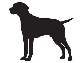 POINTER DOG SILHOUETTE