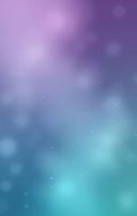 Obraz premium Abstract Purple and Teal Gradient Background with Soft Bokeh Lights