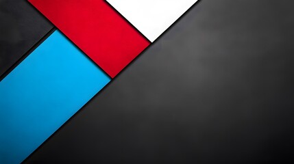 Abstract Geometric Background Red Blue White Black Diagonal Lines Pattern Texture