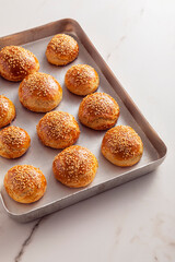 freshly baked bread