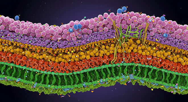 Entamoeba histolytica Cyst Wall Structure Illustrated