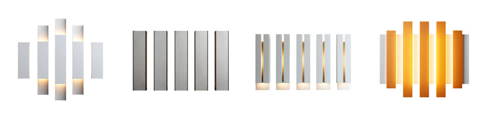 Obraz premium Abstract architectural composition with geometric elements